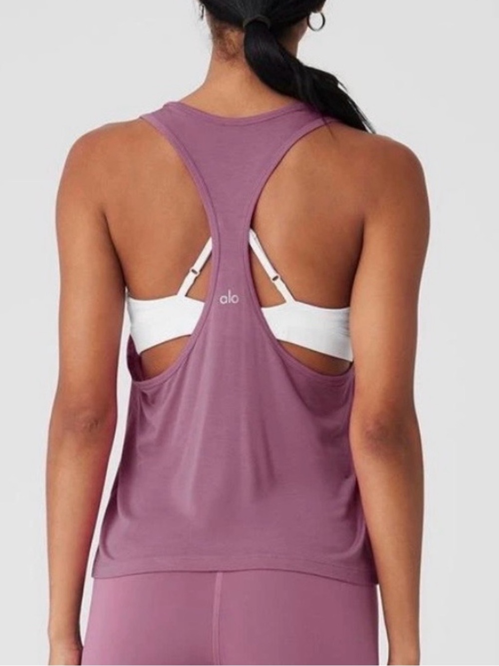 Alo Yoga All Day Tank Soft Mulberry